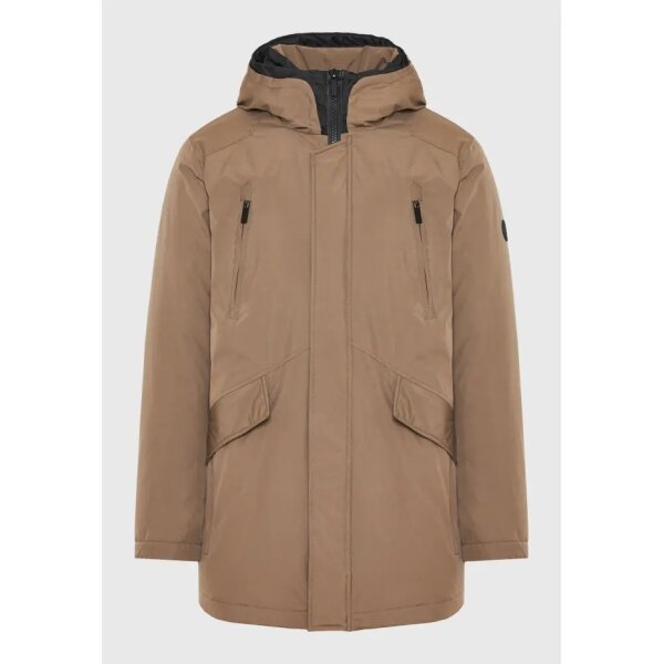 FBM010-041-01_BEIGE_6 Ανδρικό Μπουφάν PARKA FUNKY BUDDHA FBM010-041-01 Μπεζ - Image 2