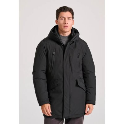 Ανδρικό Μπουφάν PARKA FUNKY BUDHHA FBM010-041-01 Μαύρο