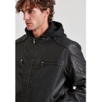 Ανδρικό Μπουφάν BOMBER FUNKY BUDDHA FBM010-061-01 Μαύρο - Image 3
