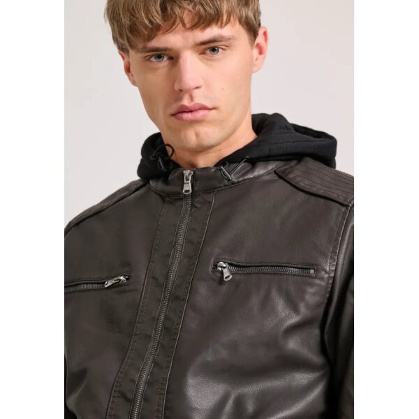 Ανδρικό Μπουφάν BOMBER FUNKY BUDDHA FBM010-061-01 Καφέ - Image 3