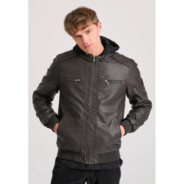 Ανδρικό Μπουφάν BOMBER FUNKY BUDDHA FBM010-061-01 Καφέ - Image 2