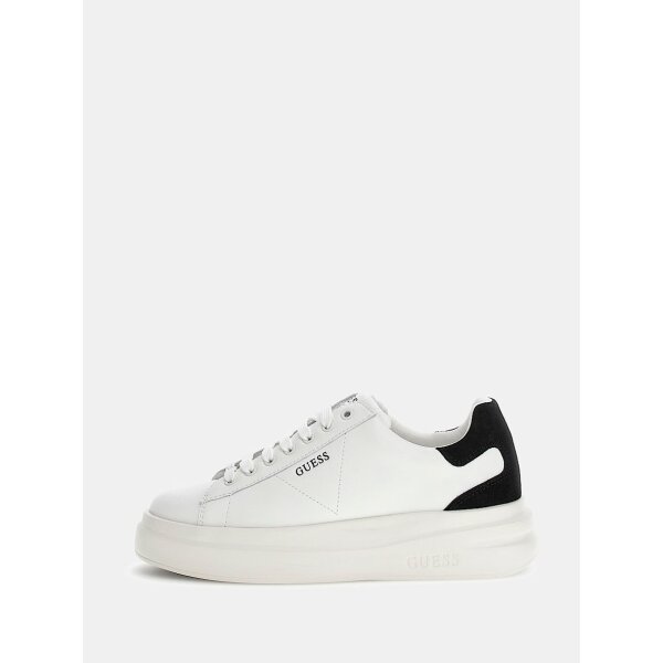 Γυναικεία Sneakers elbina από γνήσιο δέρμα FLJELBLEA12-WHBLK - Image 2
