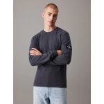Ανδρική Μπλούζα CALVIN KLEIN J30J323485 BADGE WAFFLE LS Μπλε