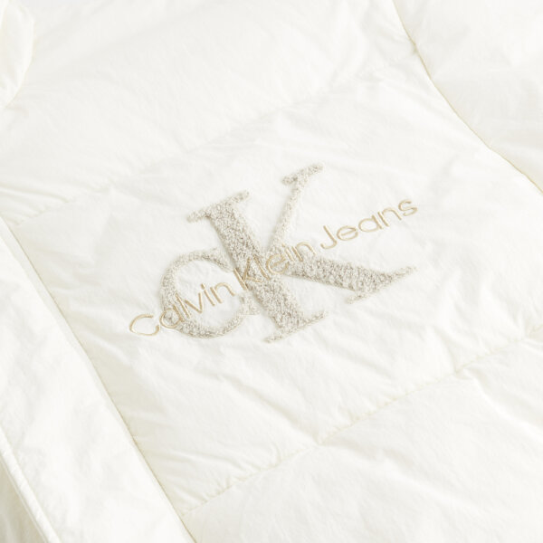 Ανδρικό Μπουφάν CALVIN KLEIN CHENILLE PUFFER J30J326101 Μπεζ - Image 3