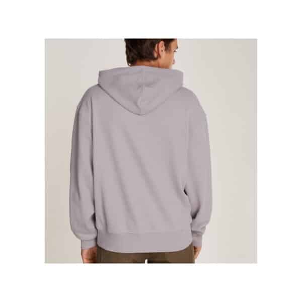 J30J326147-PCR-1-750x750 Ανδρική Μπλούζα Φούτερ CALVIN KLEIN EMBROIDERED BOX J30J326147 Γκρί - Image 4