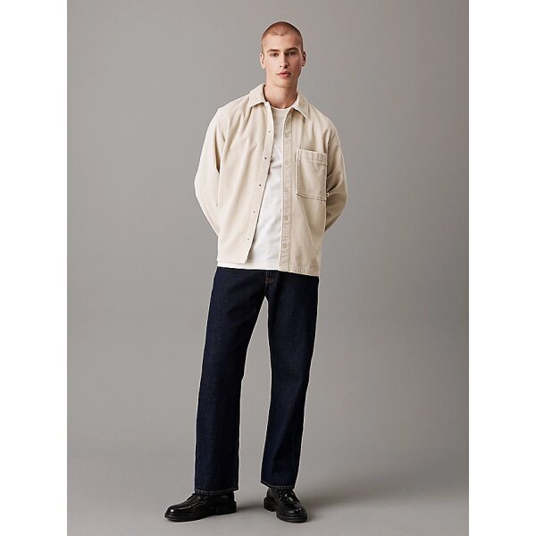 Ανδρικό Πουκάμισο CALVIN KLEIN CORDUROY OVERSHIRT  J30J326678 Μπέζ - Image 3