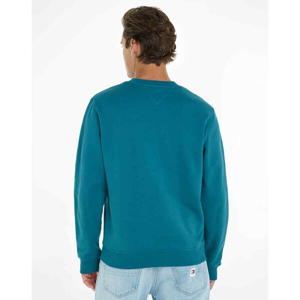 P11926-36-0-002 Ανδρική Φούτερ TOMMY JEANS REG BADGE CREW DM0DM17986 πράσινο - Image 3