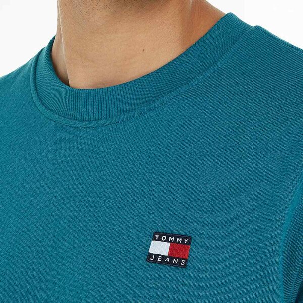P11926-36-0-003 Ανδρική Φούτερ TOMMY JEANS REG BADGE CREW DM0DM17986 πράσινο - Image 2