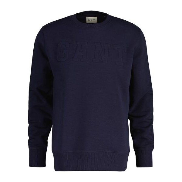 Ανδρική Φούτερ GANT EMBOSSED C-NECK SWEAT 2015085 Μπλε - Image 3