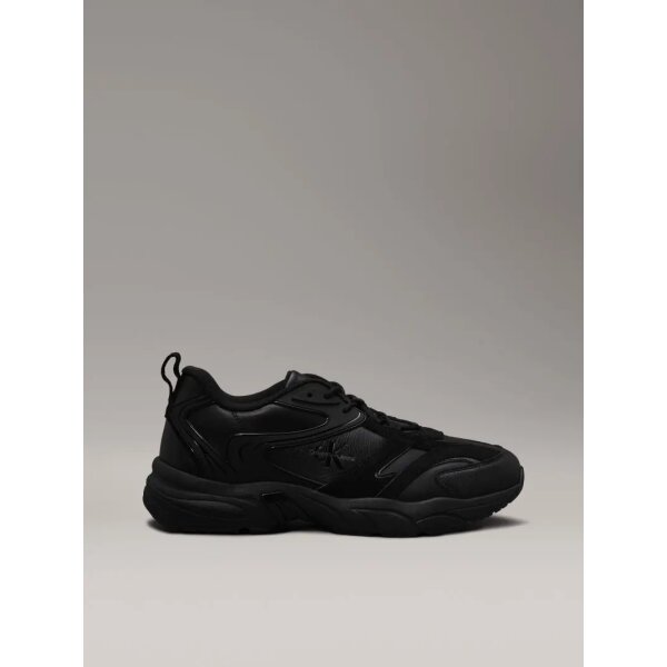 YM0YM011030GJ_FL-F1 Ανδρικό Παπούτσι CALVIN KLEIN RETRO TENNIS YM0YM01103 Μαύρο - Image 4