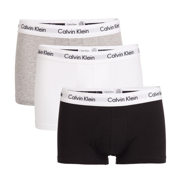 calvin-klein-esorouxa-antrika-boxer-u2664g-white-grey-black-calvinklein.gr-bodyman-pagrati-11 Ανδρικά Εσώρουχα CALVIN KLEIN LOW RISE TRUNK 3PK U2664G Μαύρο Λευκό Γκρί - Image 1