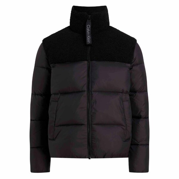 Ανδρικό Μπουφάν CALVIN KLEIN SHERPA PUFFER JACKET J30J326091 Μαύρο - Image 1