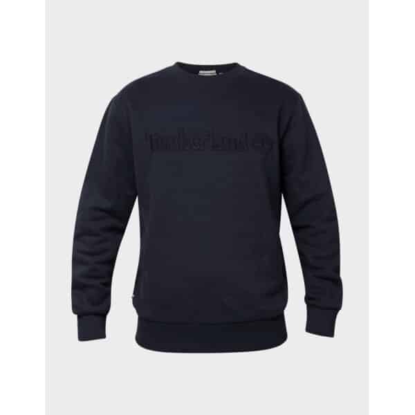 embroidery-tonal-crew-neck-skouro-mple Ανδρική Φούτερ TIMBERLAND HAMPTHON TB0A6VG64331 Μπλε - Image 1