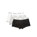Ανδρικά Εσώρουχα CALVIN KLEIN LOW RISE TRUNK 3PK U2664G Μαύρο Λευκό Γκρί - Image 3