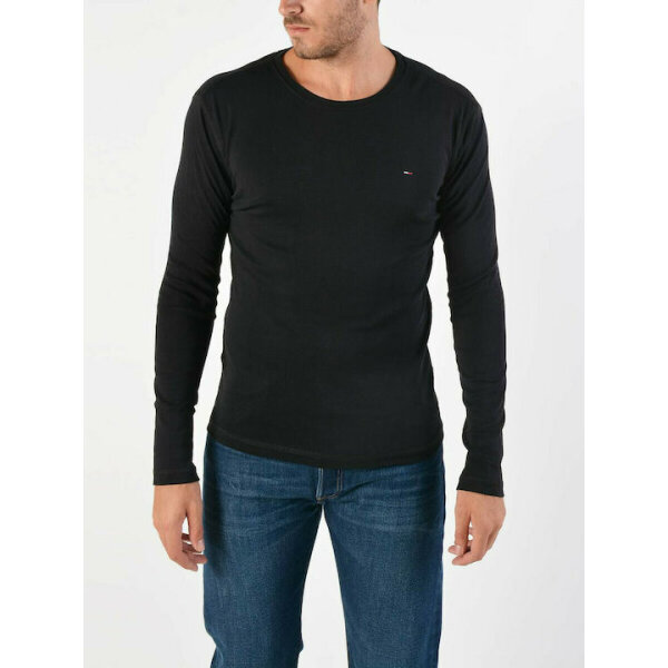 Ανδρική Μπλούζα TOMMY JEANS ORIGINAL DM0DM04409 Μαύρο - Image 2