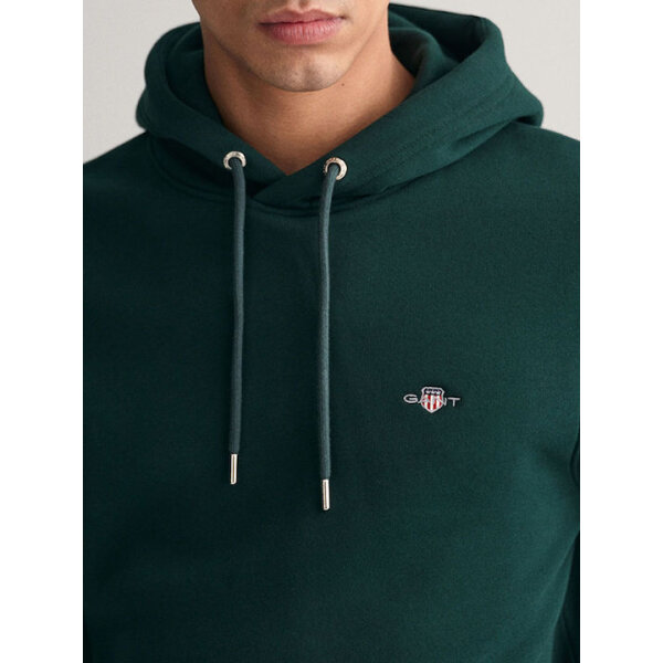 fixedratio_20230814092800_c764bf9b Ανδρική Φούτερ GANT REG SHIELD HOODIE 2007058 Πράσινο - Image 4