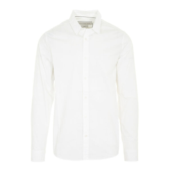 fixedratio_20231128095029_calvin_klein_andriko_poukamiso_makrymaniko_me_steni_grammi_leyko_j30j324614_yaf Ανδρικό Πουκάμισο CALVIN KLEIN J30J324614 SLIM STRETCH Λευκό - Image 1