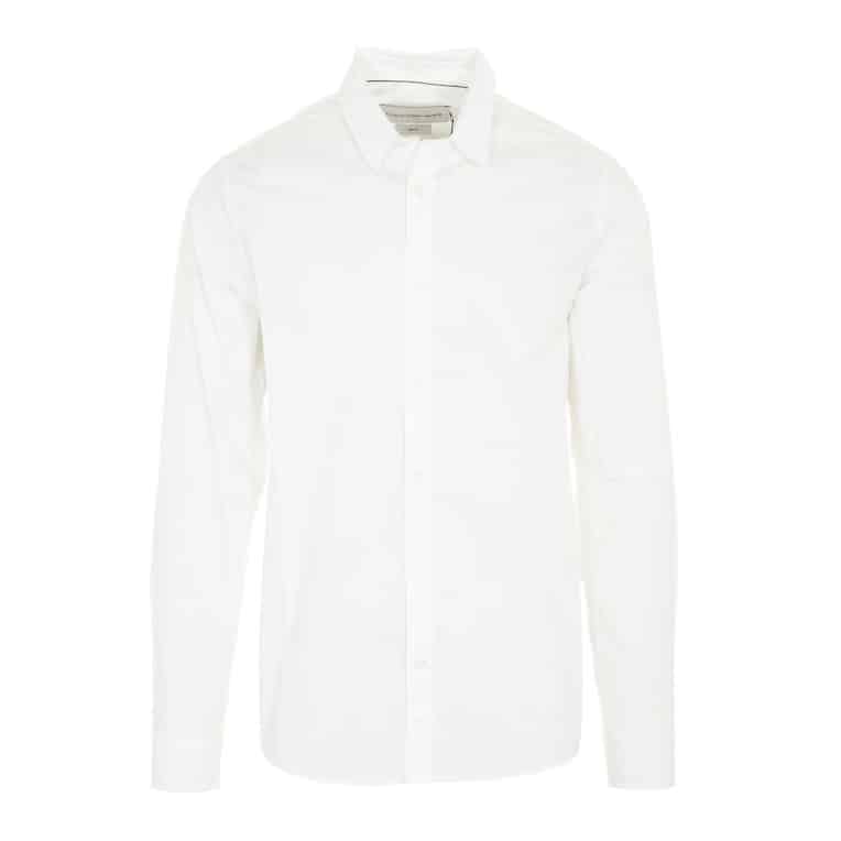 fixedratio_20231128095029_calvin_klein_andriko_poukamiso_makrymaniko_me_steni_grammi_leyko_j30j324614_yaf Ανδρικό Πουκάμισο CALVIN KLEIN J30J324614 SLIM STRETCH Λευκό - Image 1