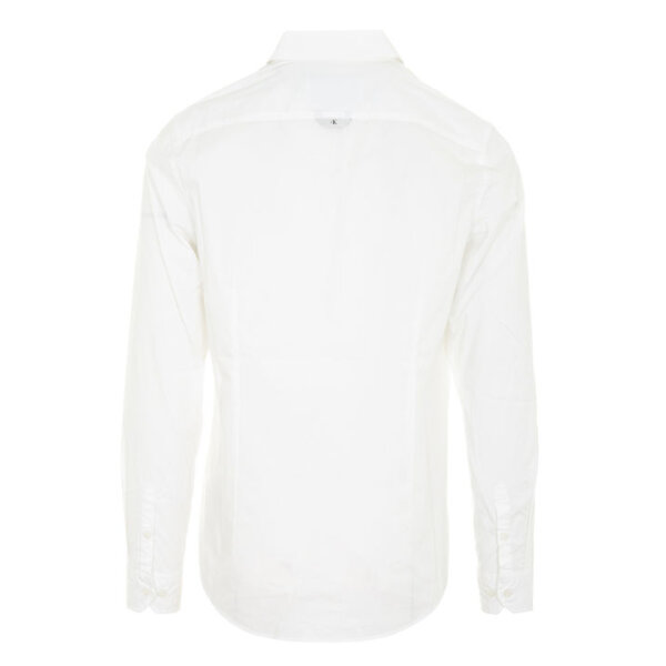 fixedratio_20231128095034_d6a13f70 Ανδρικό Πουκάμισο CALVIN KLEIN J30J324614 SLIM STRETCH Λευκό - Image 2