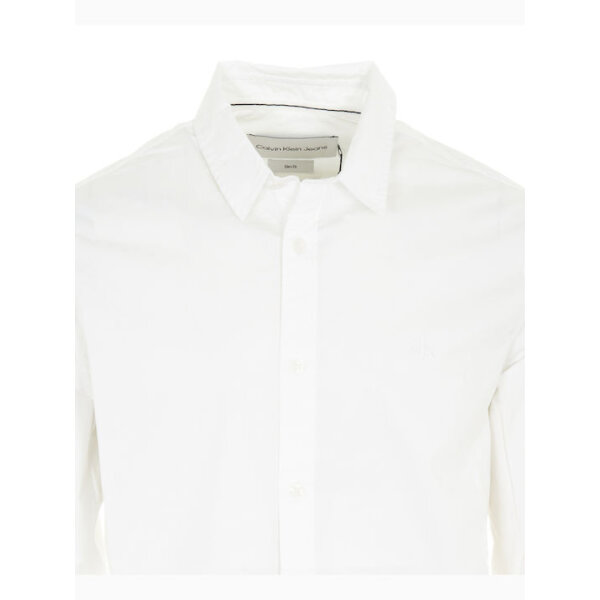 fixedratio_20231128095038_3d80104f Ανδρικό Πουκάμισο CALVIN KLEIN J30J324614 SLIM STRETCH Λευκό - Image 3