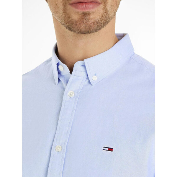 Ανδρικό Πουκάμισο TOMMY JEANS ENTRY REG OXFORD DM0DM19134 Γαλάζιο - Image 2