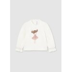 ΠΑΙΔΙΚΗ ΜΠΛΟΥΖΑ ΕΚΡΟΥ/ΡΟΖ ΚΟΡΙΤΣΙ MAYORAL 14-02048-080