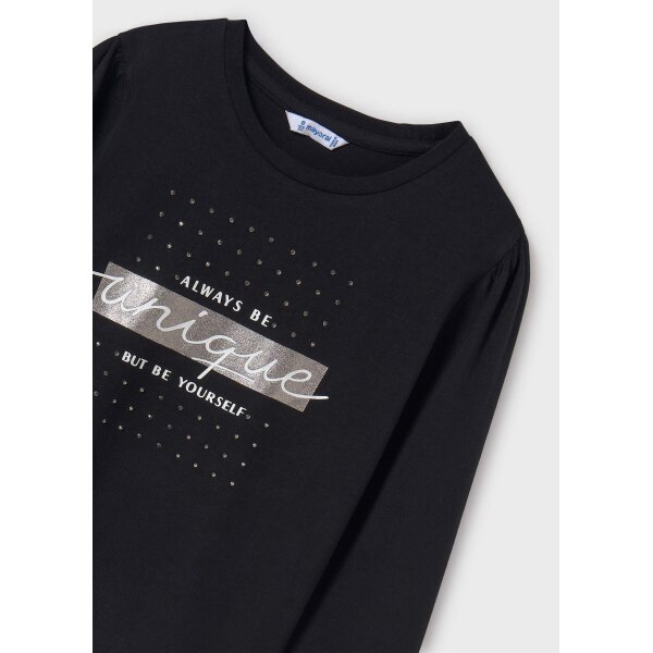 ΠΑΙΔΙΚΗ ΜΠΛΟΥΖΑ BASIC ΜΑΥΡΟ ΚΟΡΙΤΣΙ MAYORAL 14-00830-031 - Image 2