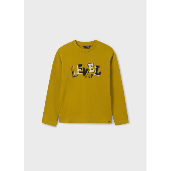 mplouza-keimeno-anaglupho-agori-entono-kitrino-XL-4 ΠΑΙΔΙΚΗ ΜΠΛΟΥΖΑ ΚΙΤΡΙΝΟ LEVEL UP ΑΓΟΡΙ MAYORAL 14-07079-093 - Image 1