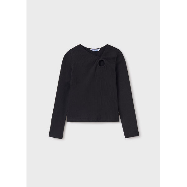 ΠΑΙΔΙΚΗ ΜΠΛΟΥΖΑ ΜΑΥΡΗ ΚΟΡΙΤΣΙ MAYORAL 14-07011-076 - Image 1