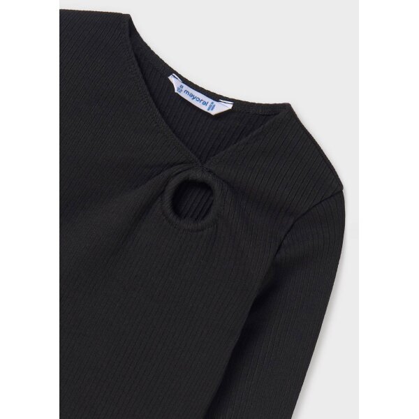 ΠΑΙΔΙΚΗ ΜΠΛΟΥΖΑ ΜΑΥΡΗ ΚΟΡΙΤΣΙ MAYORAL 14-07011-076 - Image 3