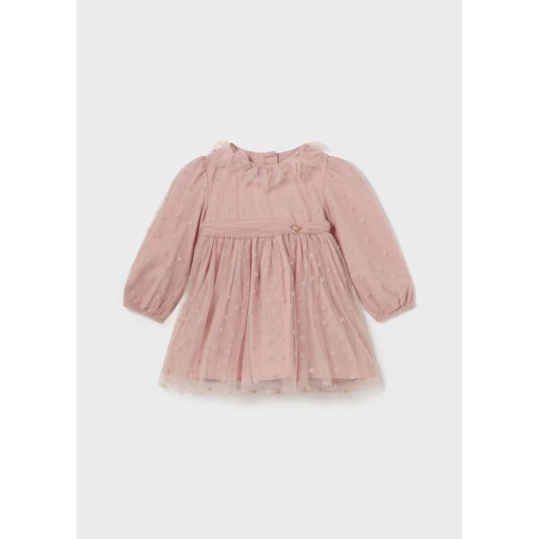 ΠΑΙΔΙΚΟ ΦΟΡΕΜΑ ΡΟΖ ΤΟΥΛΙ ΚΟΡΙΤΣΙ MAYORAL 14-02907-070 - Image 1