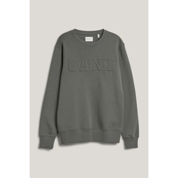 Ανδρική Φούτερ GANT EMBOSSED C-NECK SWEAT 2015085 Πράσινο - Image 2