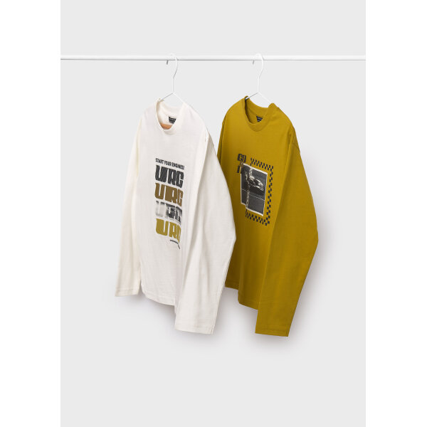 set-2-mplouzes-agori-entono-kitrino-XL-4 ΠΑΙΔΙΚΟ ΣΕΤ 2 ΜΠΛΟΥΖΕΣ  ΑΓΟΡΙ MAYORAL 14-07090-057 - Image 1