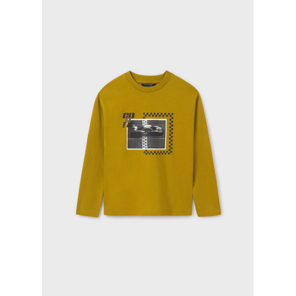 set-2-mplouzes-agori-entono-kitrino-XL-5 ΠΑΙΔΙΚΟ ΣΕΤ 2 ΜΠΛΟΥΖΕΣ  ΑΓΟΡΙ MAYORAL 14-07090-057 - Image 2