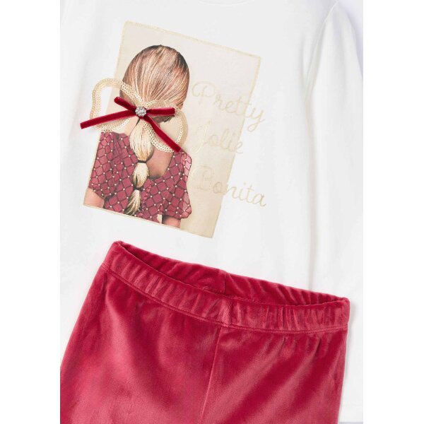 ΠΑΙΔΙΚΟ ΣΕΤ ΚΟΛΑΝ ΒΕΛΟΥΤΕ ΜΠΟΡΝΤΩ ΚΟΡΙΤΣΙ MAYORAL 14-04705-047 - Image 2