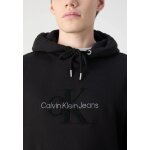 Ανδρική Μπλούζα Φούτερ CALVIN KLEIN CHENILLE MONOLOGO J30J326637 Μαύρο - Image 2