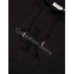 Ανδρική Μπλούζα Φούτερ CALVIN KLEIN CHENILLE MONOLOGO J30J326637 Μαύρο - Image 4