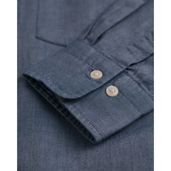 time__1681389080__202302-3000200-423-detail-fv-1 Ανδρικό Πουκάμισο GANT REG OXFORD SHIRT 3000200 Μπλε - Image 3