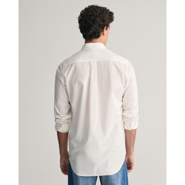 Ανδρικό Πουκάμισο GANT POPLIN SHIRT 3000100 Λευκό - Image 3