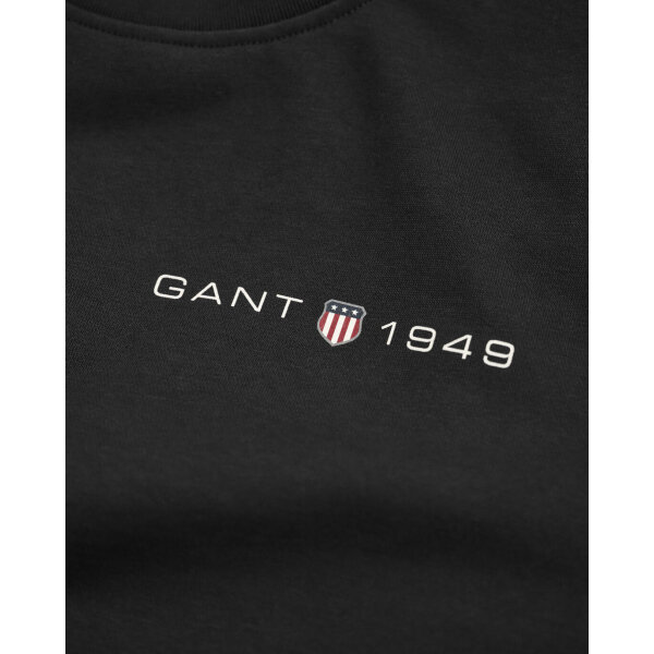 time__1701857751__202401-2003243-005-detail-fv-1 Ανδρική Φούτερ GANT PRINTED GRAPHIC 2003243 Μαύρο - Image 2