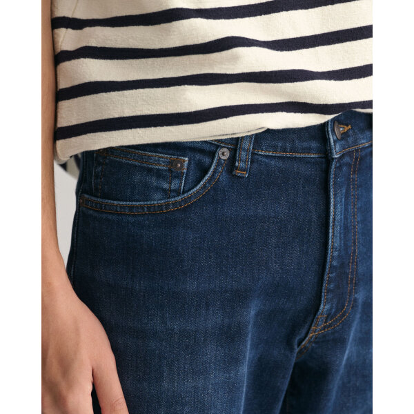 Ανδρικό Παντελόνι Τζιν GANT SLIM JEANS 1000260 Μπλε Ανοιχτό - Image 3