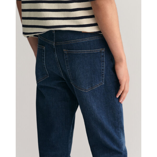 Ανδρικό Παντελόνι Τζιν GANT SLIM JEANS 1000260 Μπλε Ανοιχτό - Image 7