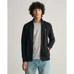 Ανδρική Φούτερ Ζακέτα GANT REG SHIELD FULL ZIP 2008006 Μαύρο - Image 2