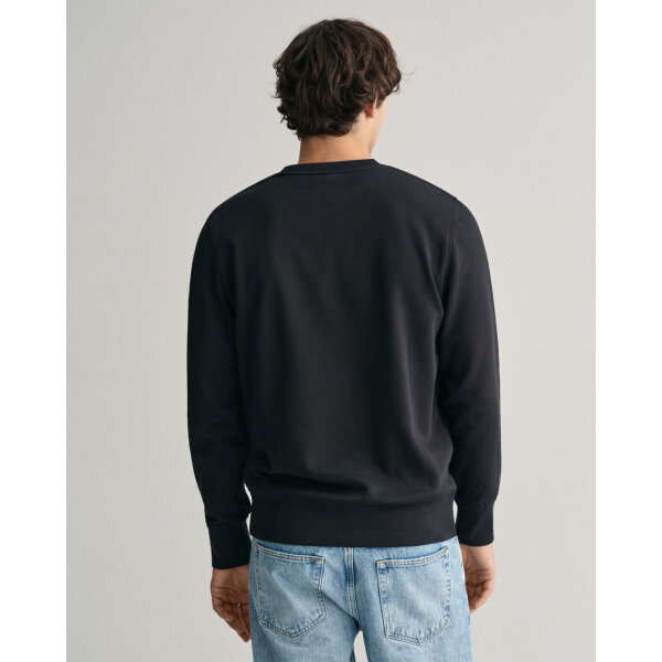 time__1706192434__202401-2003243-005-model-bv-1 Ανδρική Φούτερ GANT PRINTED GRAPHIC 2003243 Μαύρο - Image 5