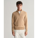 Ανδρικό Πλεκτό Λούπετο CASUAL COTTON HALF ZIP 8030170 Μπεζ - Image 3
