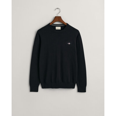 Ανδρικό Πλεκτό GANT CLASSIC COTTON C-NECK 8030561 Μαύρο