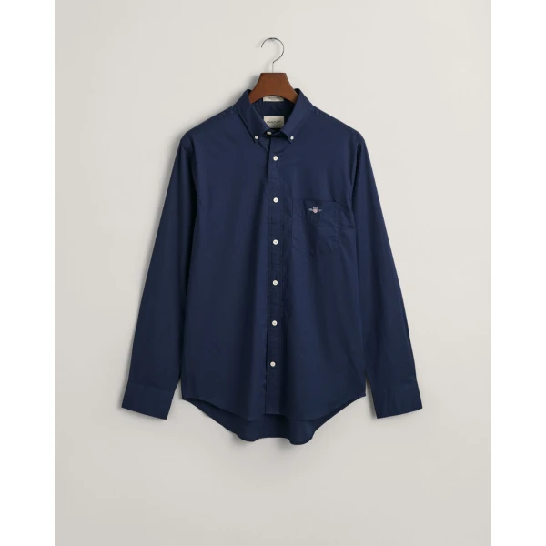 Ανδρικό Πουκάμισο GANT POPLIN SHIRT 3000100 Μπλε - Image 1