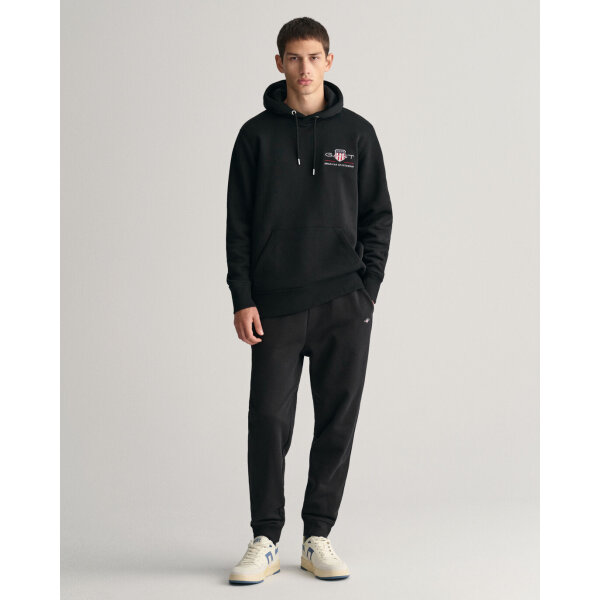 time__1713224719__202402-2047084-005-look-fv-1 Ανδρική Φούτερ GANT MEDIUM ARCHIVE SHIELD 2047084 Μαύρο - Image 4