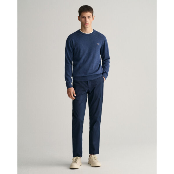 Ανδρικό Πλεκτό GANT CLASSIC COTTON C-NECK 8030561 Μπλε - Image 3