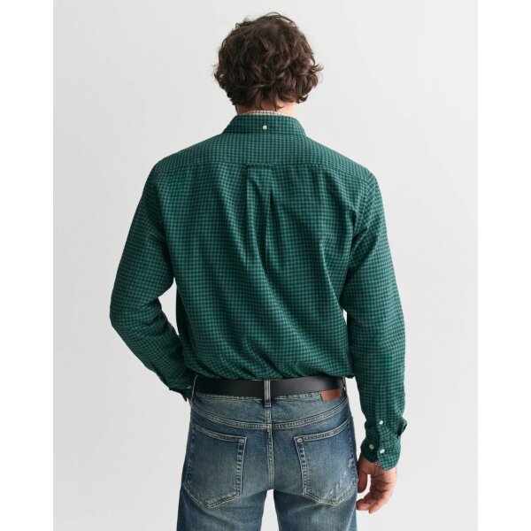 Ανδρικό Πουκάμισο GANT REG MICROCHECK FLANNEL 3240213 Πράσινο - Image 3